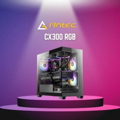 ANTEC CX300M RGB M-ATX MINI TOWER CABINET (BLACK)