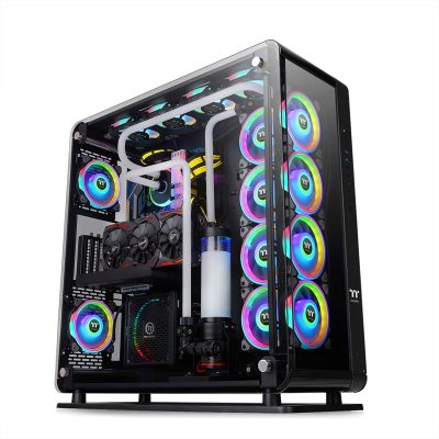 THERMALTAKE CORE P8 TG MID-TOWER E-ATX CABINET BLACK