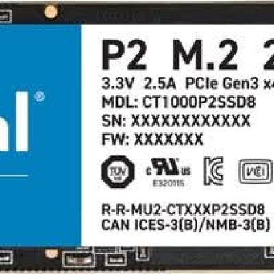 Crucial 1Tb Nvme M.2 P2 Internal