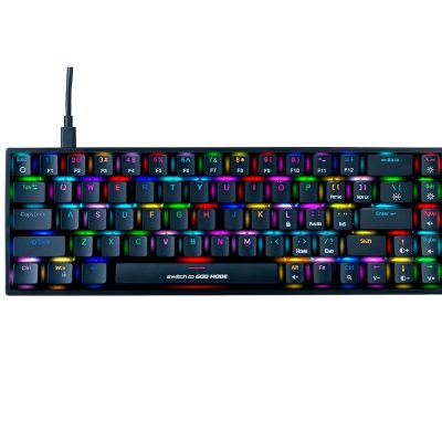 Cosmic Byte Cb-Gk-23 Artemis (Black) Gaming Keyboard Rgb Blue Switch