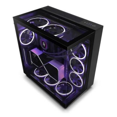 Nzxt H9 Elite Mid-Tower Atx Cabinet Black Cm-H91Eb-01