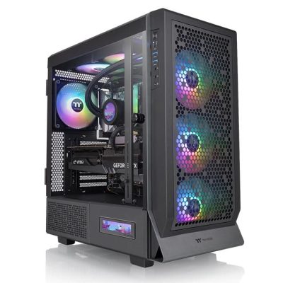 THERMALTAKE CERES 500 TG MID-TOWER MINI ATX ARGB CABINET BLACK