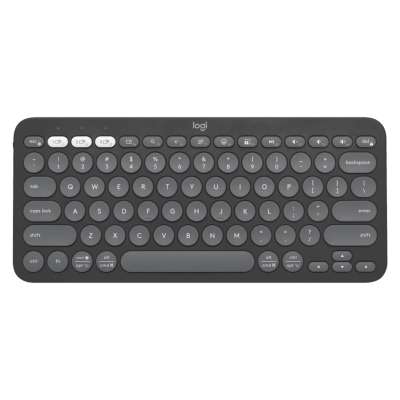 Logitech Pebble Keys 2 K380S, Multi-Device Bluetooth Wireless Keyboard Graphite
