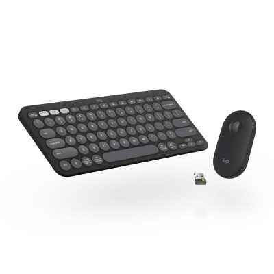 Logitech Pebble 2 Combo Wireless Keyboard And Mouse Graphite