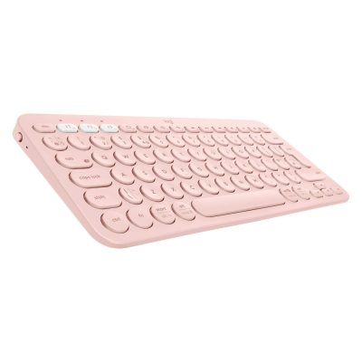 Logitech K380S Wireless Multi-Device Bluetooth Keyboard Rose