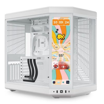 HYTE Y70 TOUCH INFINITE (E-ATX) MID TOWER CABINET (SNOW WHITE) CS-HYTE-Y70TI-WW