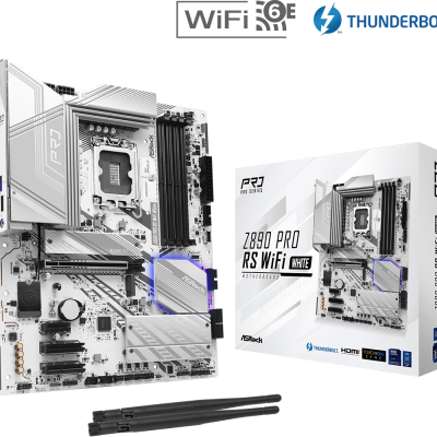 Asrock Z890 Pro Rs White Motherboard