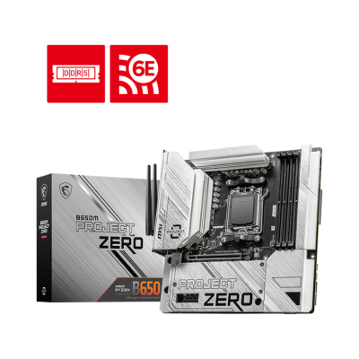 MSI B650M Project Zero Motherboard
