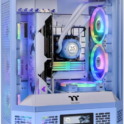 THERMALTAKE THE TOWER 600 ATX MICRO TOWER CASE BLUE