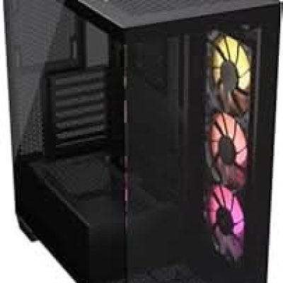 CORSAIR 3500X RGB TEMPERED GLASS MID-TOWER, BLACK