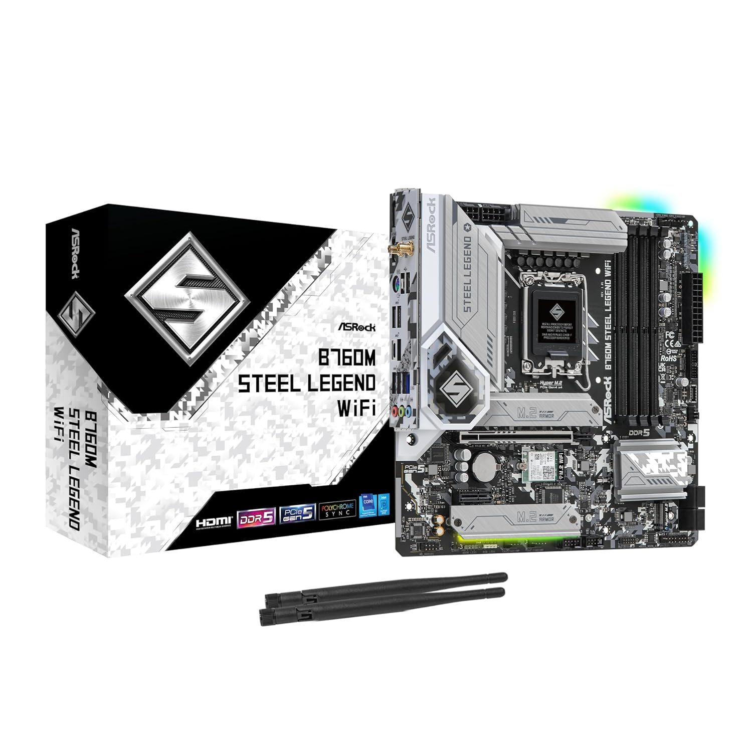 Asrock B760M Steel Legend Ddr5 Micro