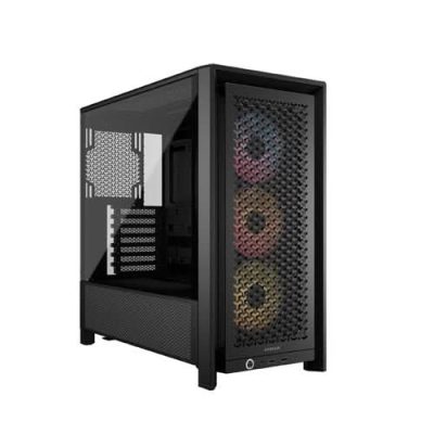 CORSAIR CHASSIS FRAME 4000D RS ARGB – CC-9011296-WW- MID-TOWER PC CASE WITHOUT PSU, BLACK