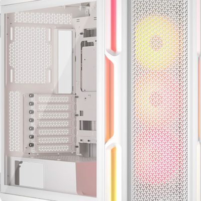 CORSAIR ICUE LINK 5000T LX RGB MID-TOWER PC CASE, WHITE