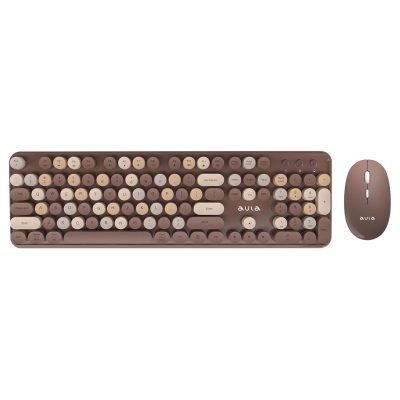 Aula Ac306 Keyboard With Retro Keys Mix