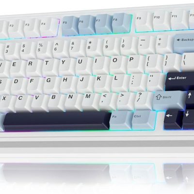 Aula F75 Ice Blue Ice Vein Switch Mechanical Gaming Keyboard