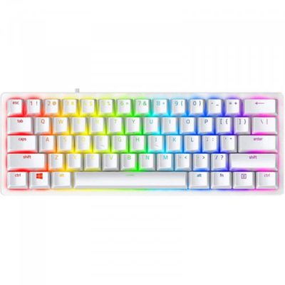 Razer Huntsman V3 Pro Mini – 60% Analog Optical Esports Keyboard – White Edition Rz03-04991700-R3M1
