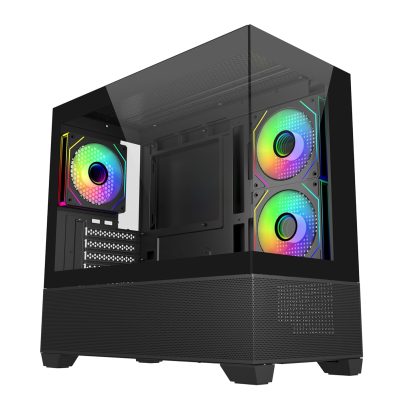 COOLER MASTER ELITE 490 COMPUTER CASE ARGB BLACK