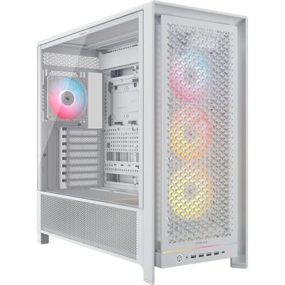 CORSAIR FRAME 5000D RS ARGB MODULAR MID-TOWER PC CASE, WHITE (CC-9011310-WW)