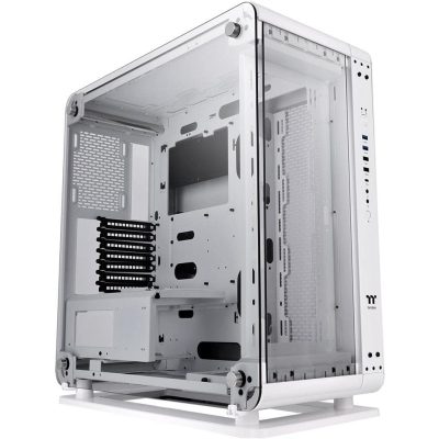 THERMALTAKE THE CORE P6 TG SNOW WHITE EDITION ATX MID TOWER FULLY MODULAR COMPUTER CASE