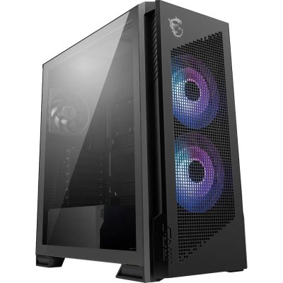 MSI MPG VELOX 300R AIRFLOW PZ MID TOWER GAMING PC CASE – BLACK