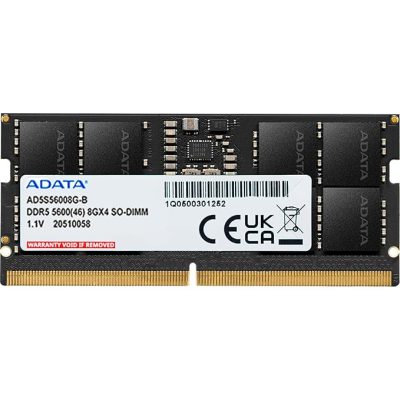 Adata 8Gb 5600Mhz So-Dimm Laptop Memory