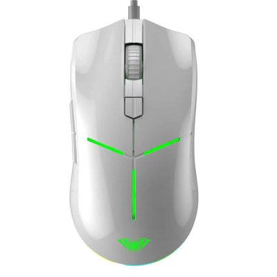 Aula F820 Wired Gaming Mouse White