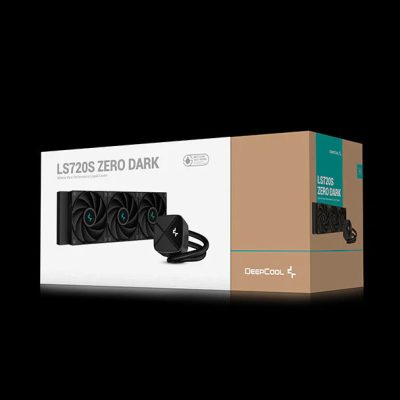 Deepcool Ls720S Zero Dark 360Mm Aio Liquid