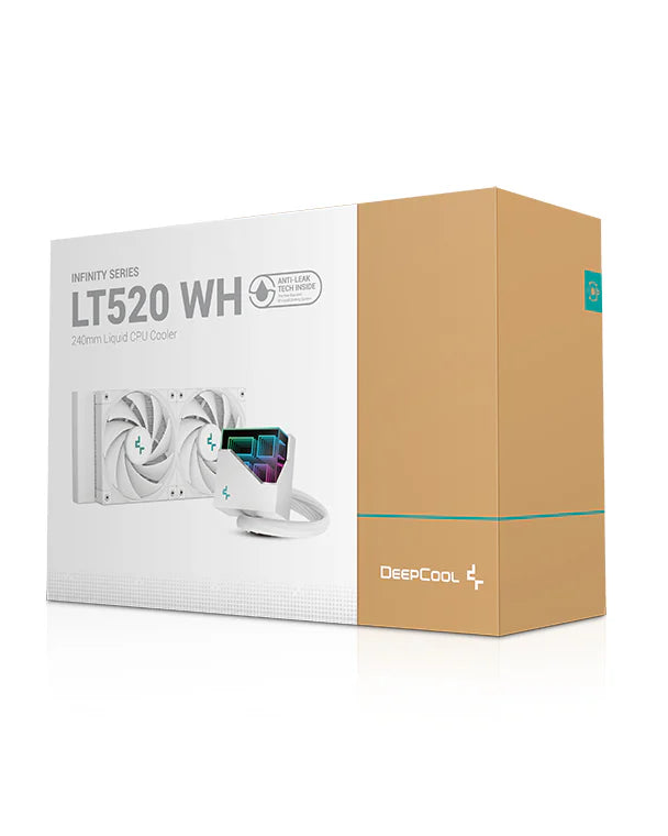 Deepcool Lt520 Wh 240Mm High Performance Liquid