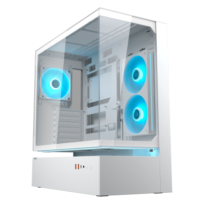 Cougar CFV235 Glass White Mid Tower Cabinet