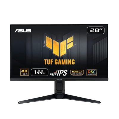 Asus Tuf Gaming 28 Inch Vg28Uql1A Uhd Ips 144Hz Gaming Monitor