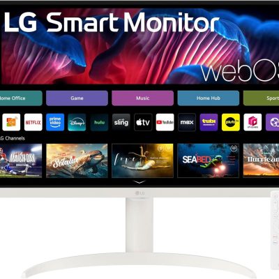 Lg 27Sr75U-W 27 Inch 4K Uhd Smart Monitor, White