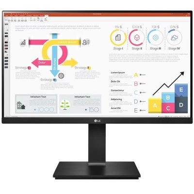 Lg 24 Inch Atr Qhd Ips Monitor With Daisy Chain