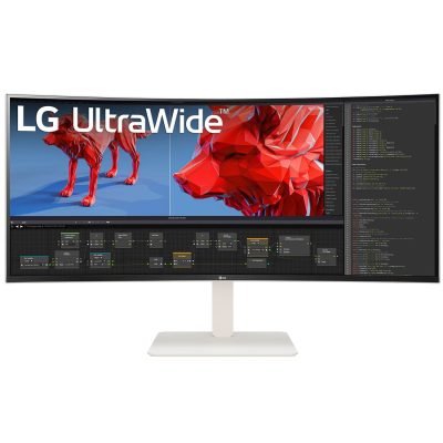 Lg 38Wr85Qc-W (37.5″,95Cm) Ultrawide Qhd Monitor,White