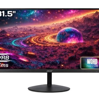 Acer 31.5 Inch Wqhd 2560X1440 Resolution Ips Ultra Slim Backlit Led Lcd Monitor