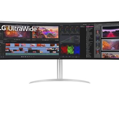 Lg 49 Inch 49Wq95C-W Ultrawide Nano Ips Curved Monitor