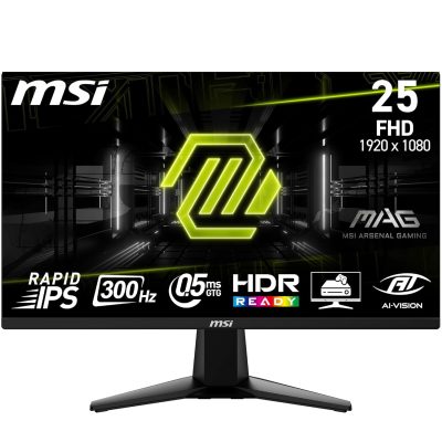 MSI Mag 255Pxf 24.5 Inch Fhd 240Hz Gaming Monitor