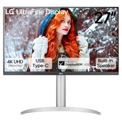 Lg  (27 Inch) 4K Uhd Ips Display – White