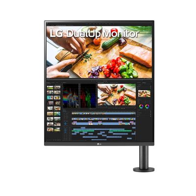 Lg 28 Inch Qhd Dualup Nano Ips Monitor With Ergo Stand