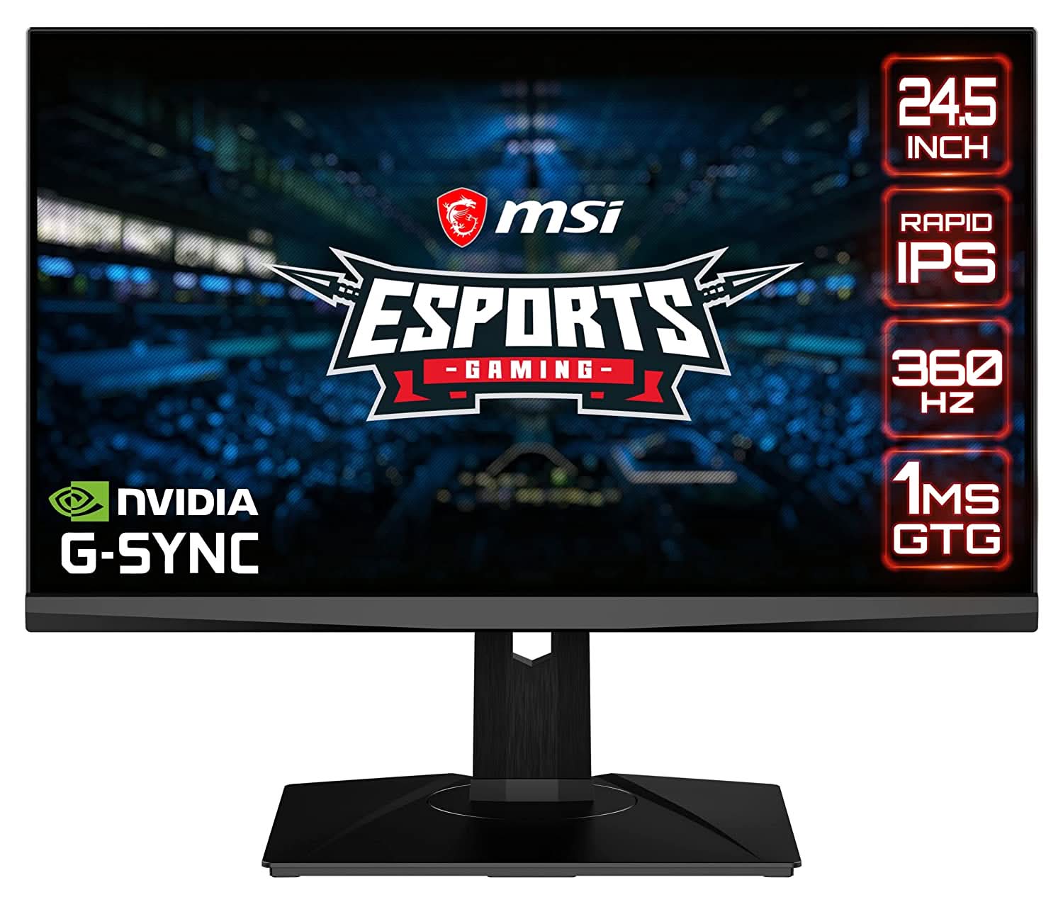 MSI Oculux 25 Inch Nxg253R Fhd Ips 360Hz G-Sync Gaming Monitor