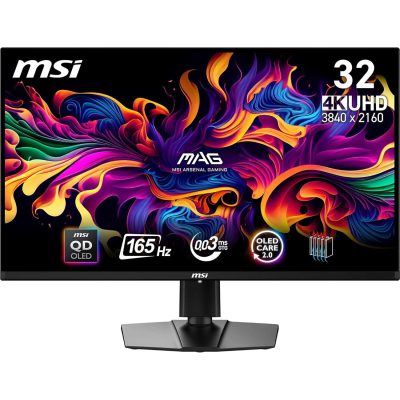 MSI Mag Qd-Oled 31.5 Inch 4K Uhd Gaming Monitor