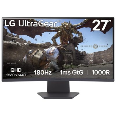 Lg Ultragear 27Gs60Qc-B 27 Inch Curved Gaming Monitor