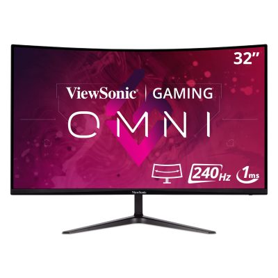 Viewsonic Vx3219-Pc-Mhd 32” Full Hd 240Hz, Curved Gaming Monitor